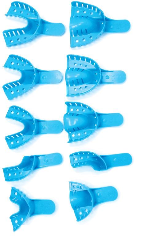 Impression Trays Perforated 12/Pk #8 UR-LL